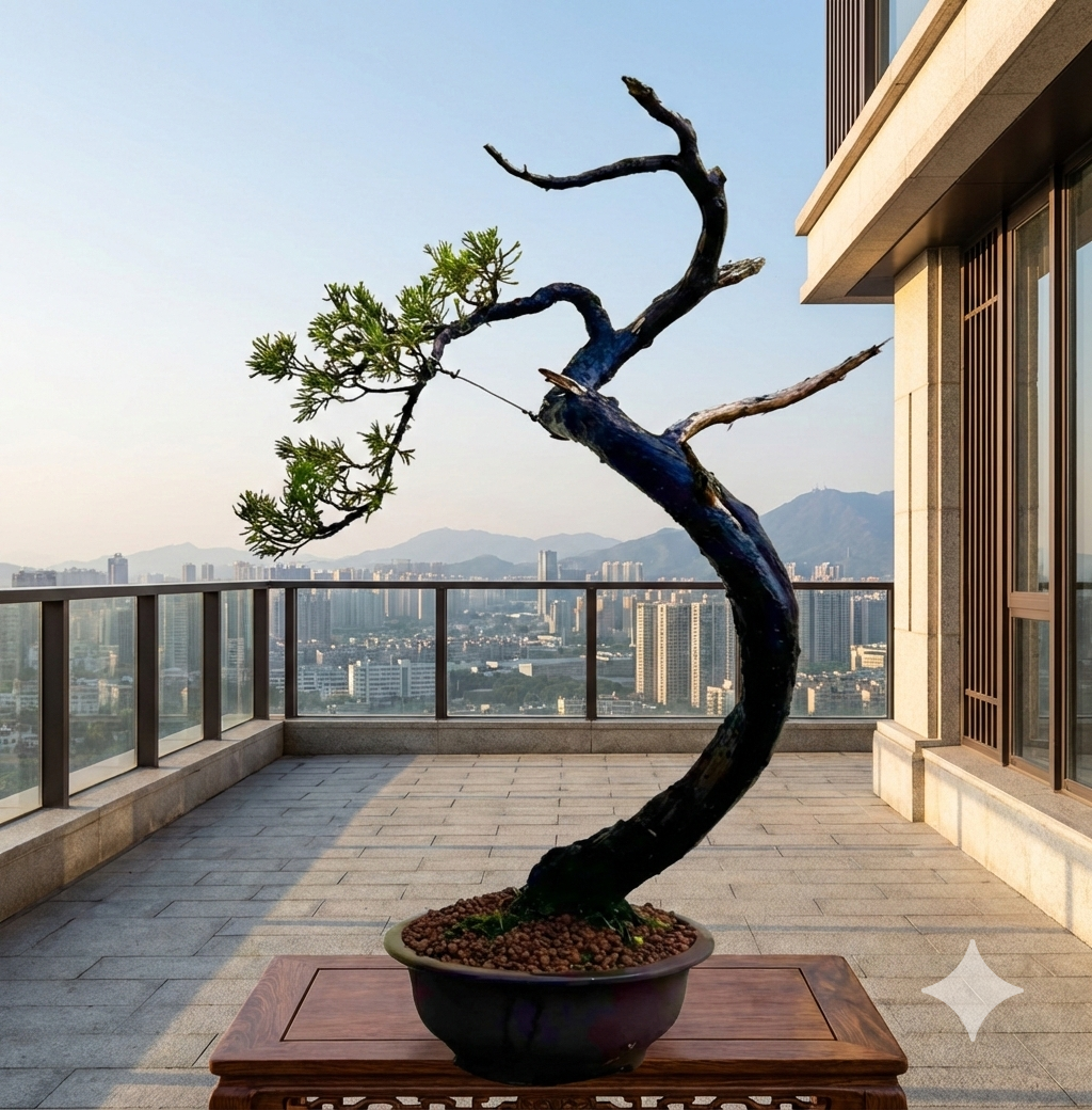 藝術造型の超大品真柏(純分享）