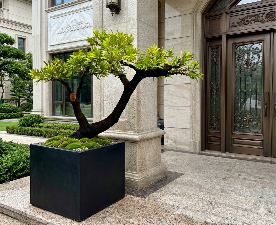 藝術造型の超大品迎賓羅漢松@特惠折扣