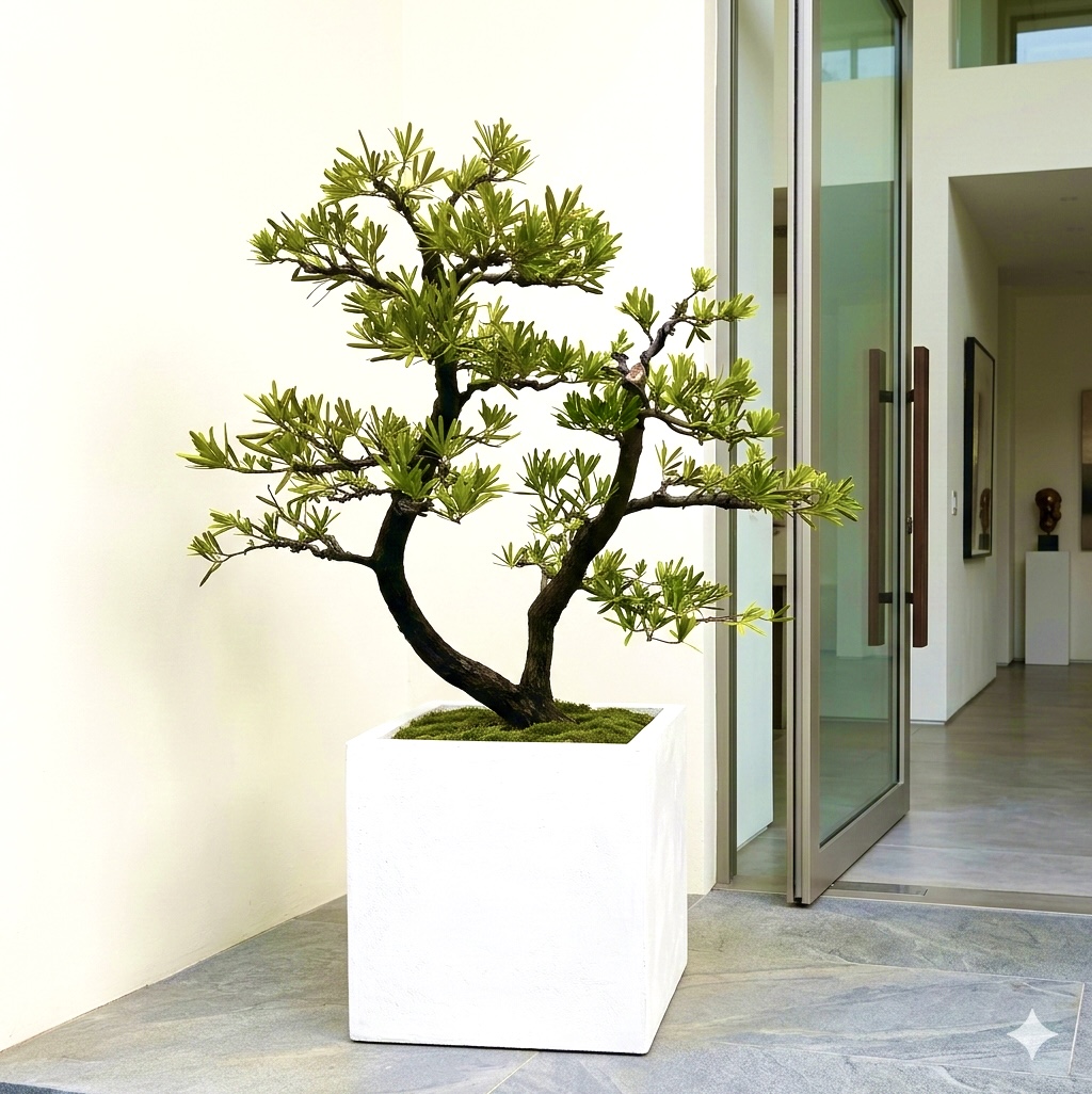 #已售出#藝術造型の超大品羅漢松@配6仟超大盆