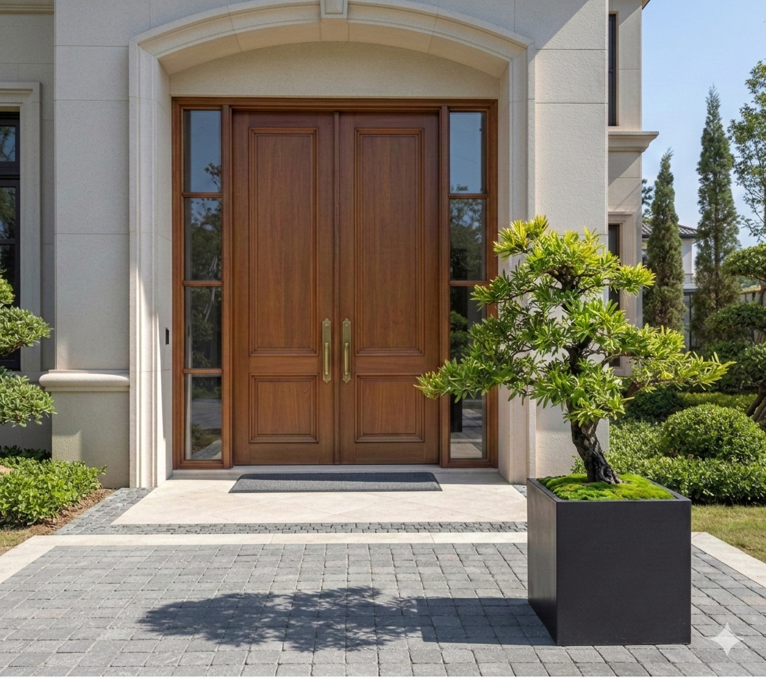 藝術造型の超大品羅漢松（配5仟大盆）