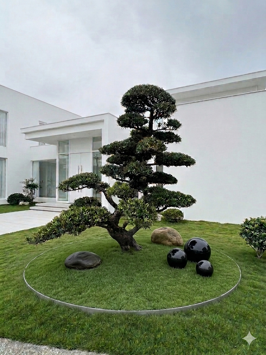 羅漢松庭園樹（樹齡逾25年、高2.6米）