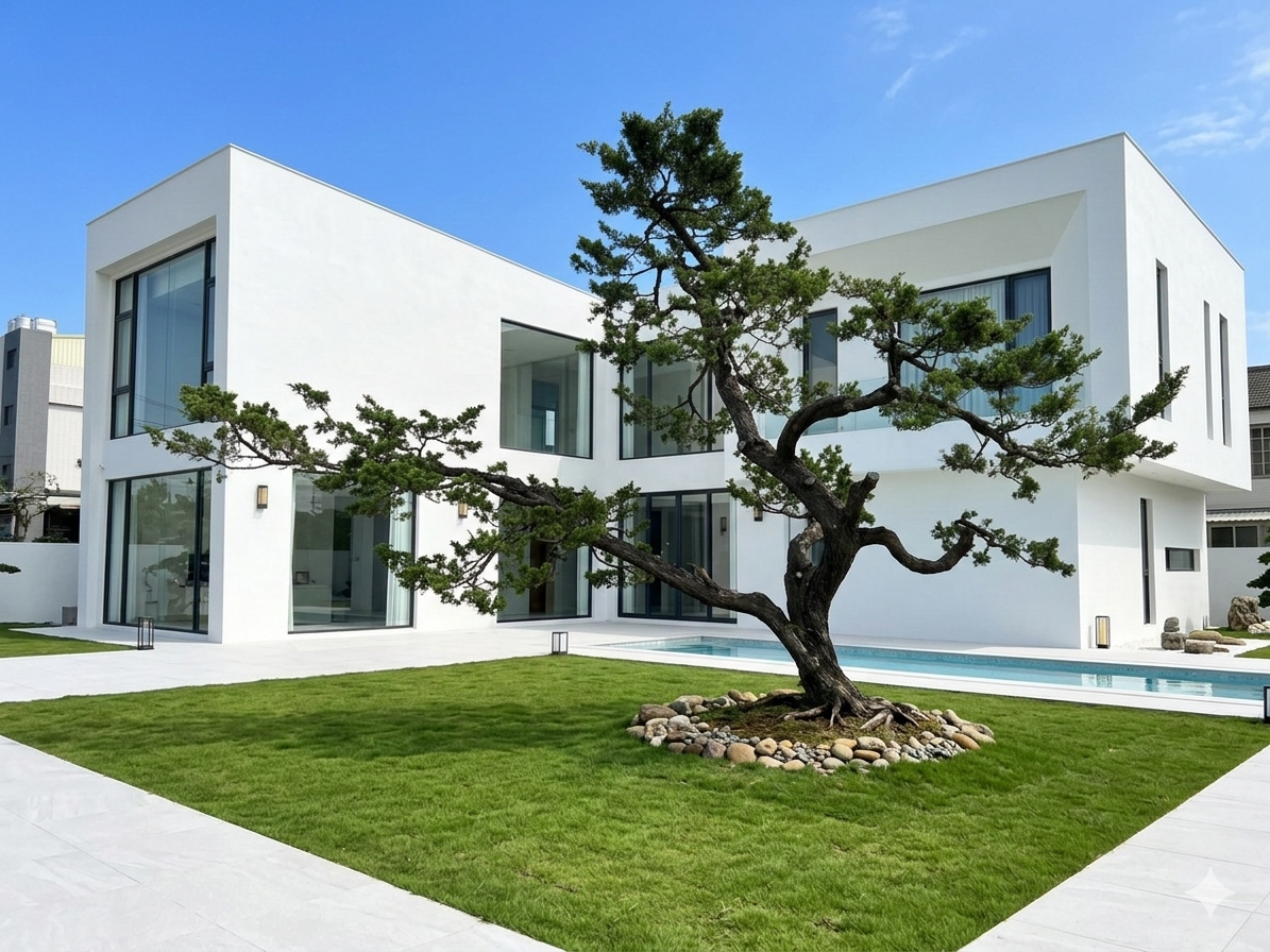 真柏庭園樹（高2.4米，樹齡40年）