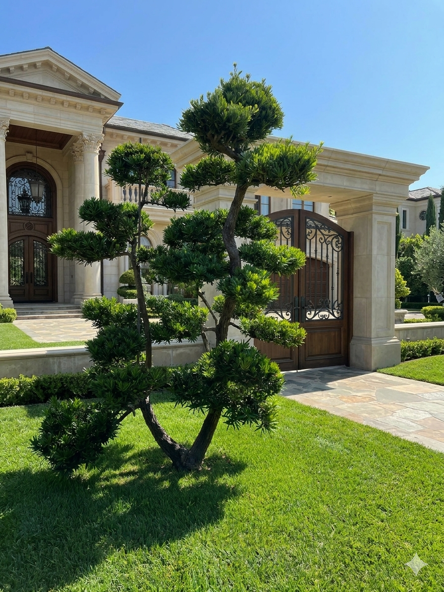 羅漢松庭園樹（樹高3米，樹齡20年）