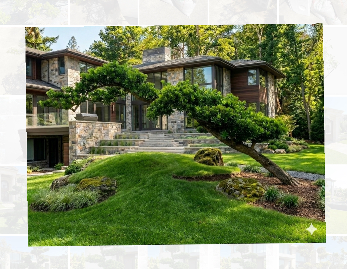 羅漢松庭園樹（飄幅3.9米，樹齡15年）