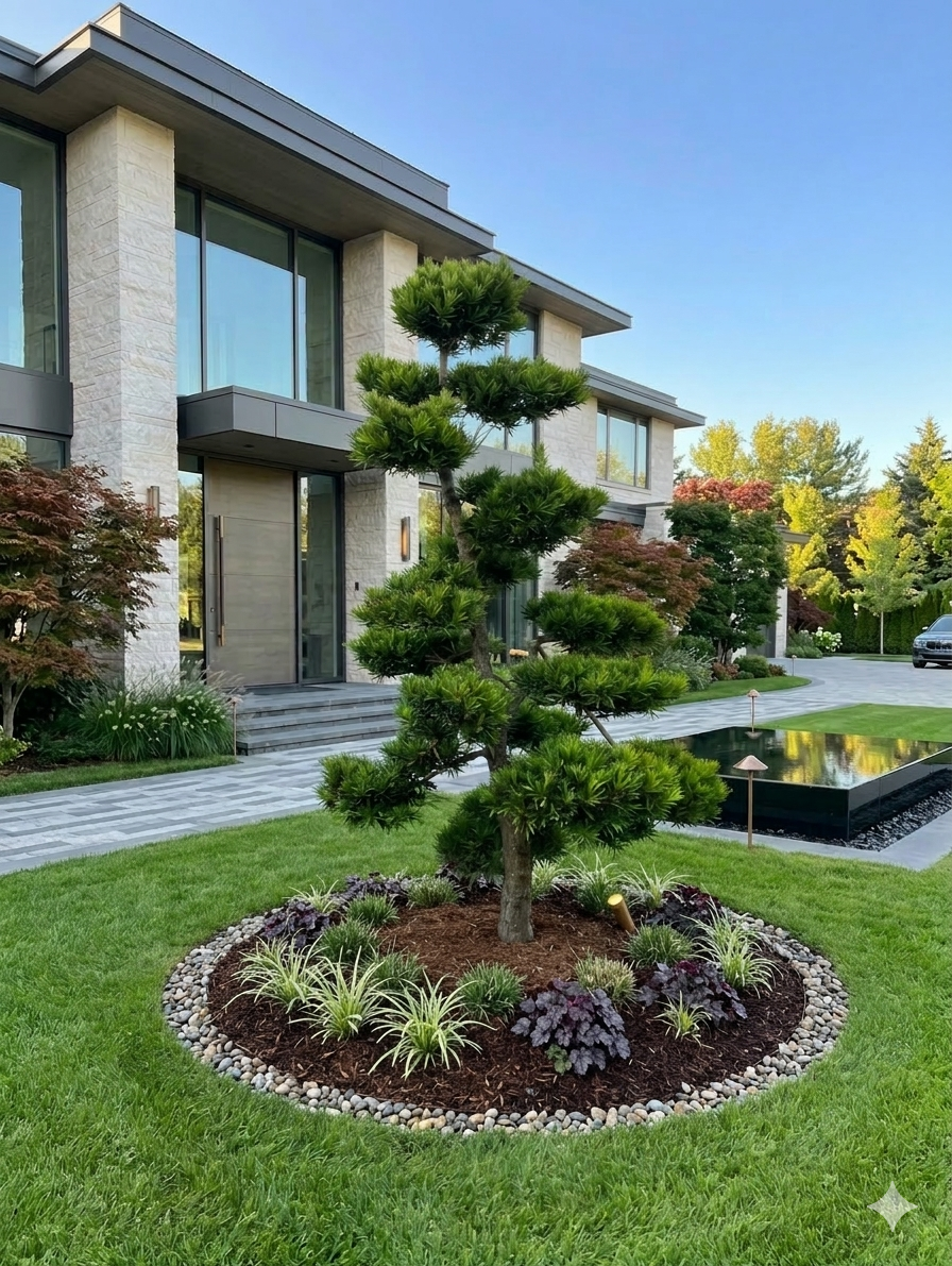 羅漢松庭園樹（樹高3米，樹齡超過20年）