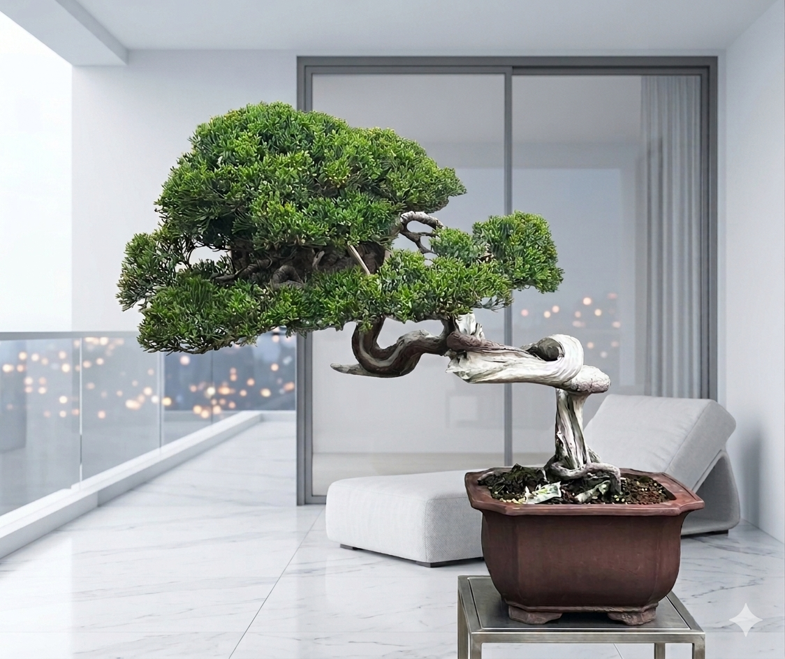 真柏藝術精品（樹齡20年，高68公分）