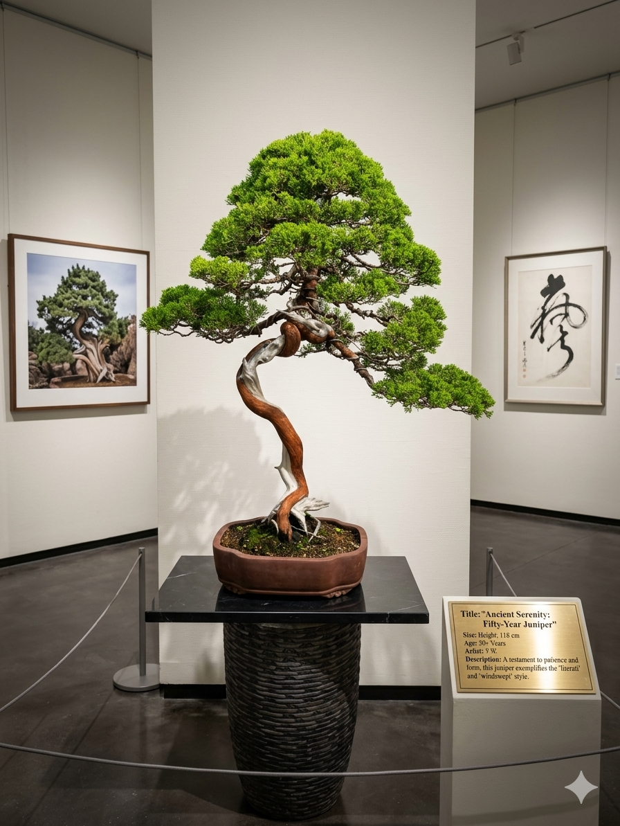 真柏藝術典藏極品（樹齡50年、高118公分）