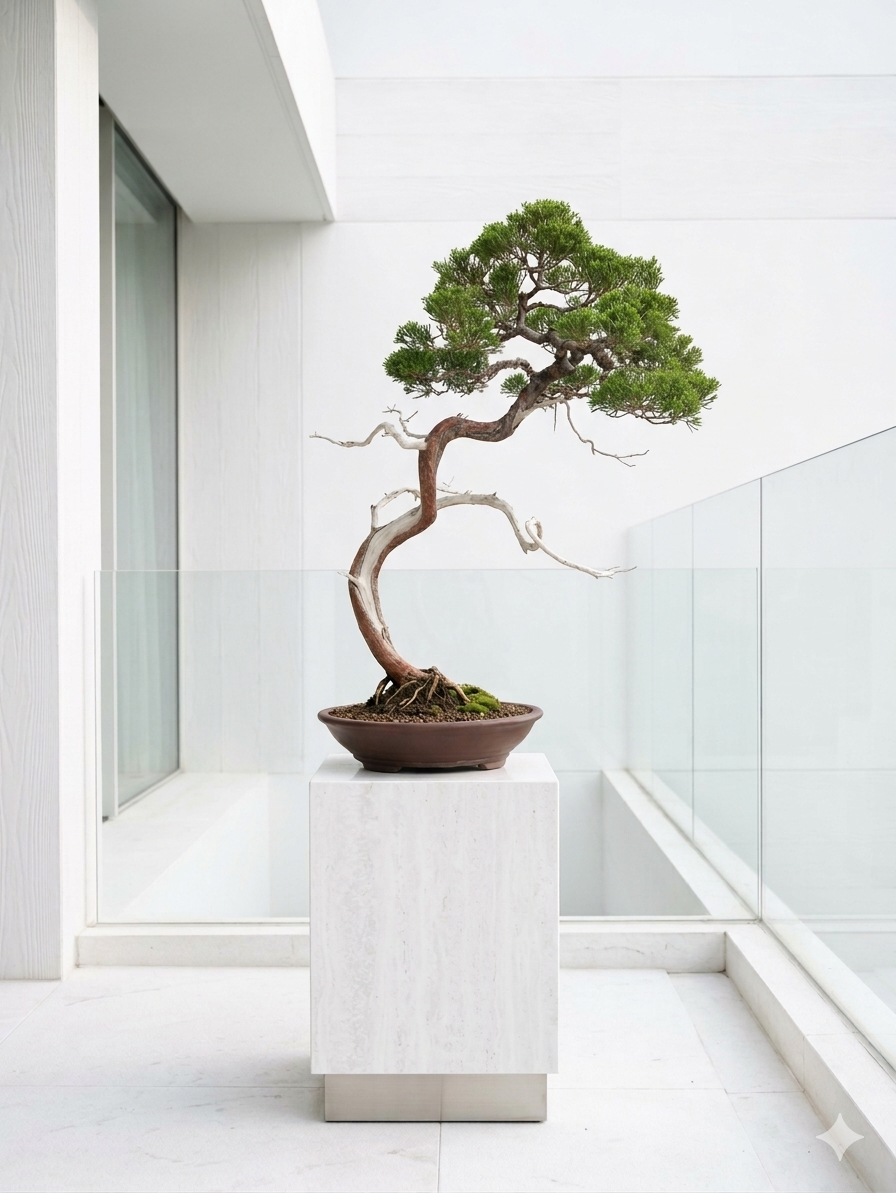 真柏藝術精品（樹齡20年、高70公分）