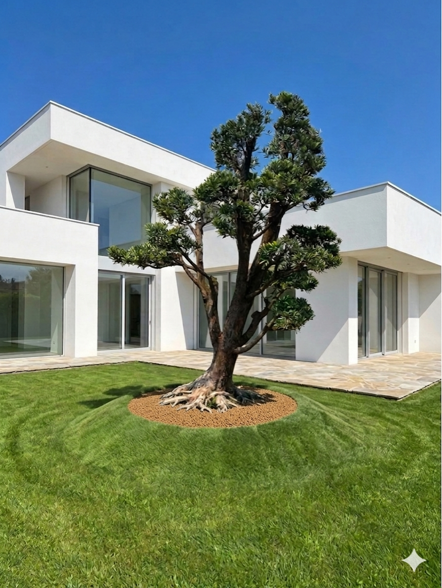 羅漢松庭園樹（頭徑35公分、樹齡30年）