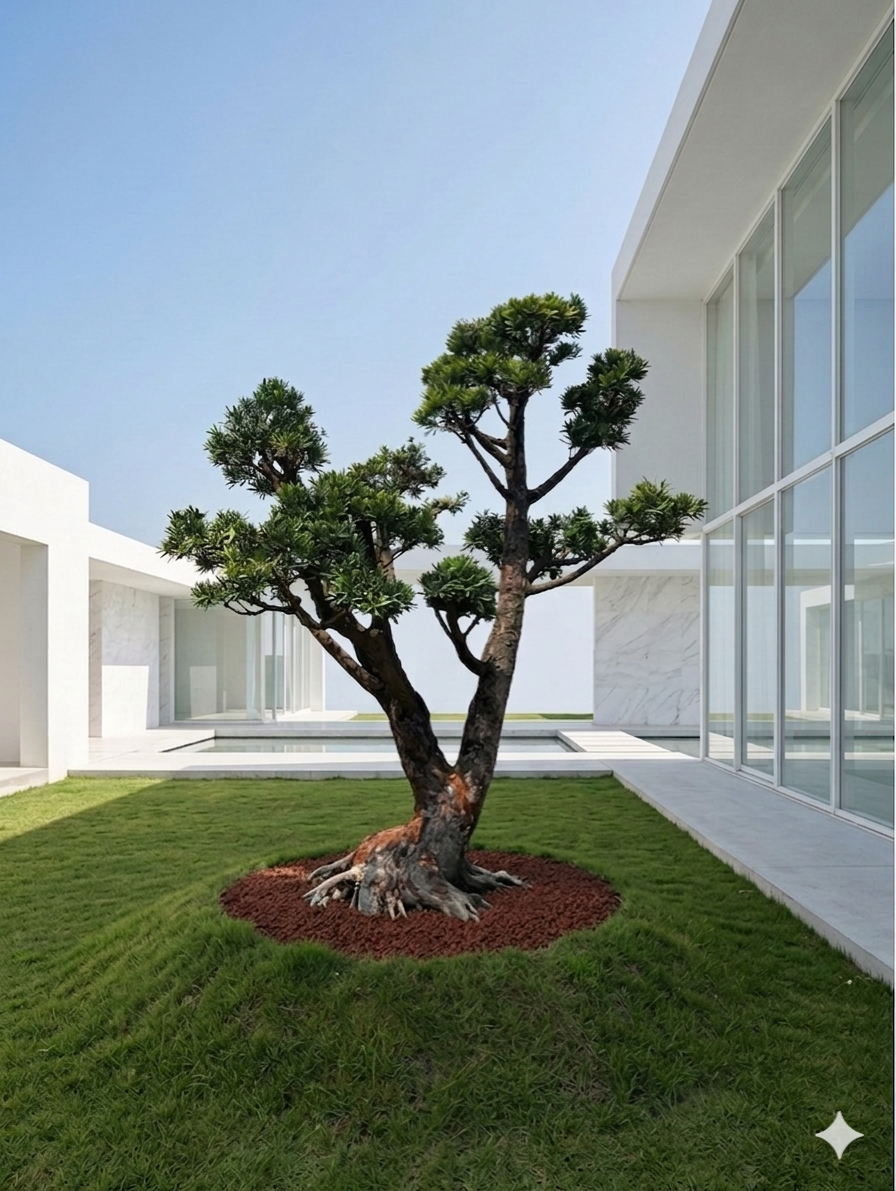 羅漢松庭園樹（頭徑40公分，樹齡30年）