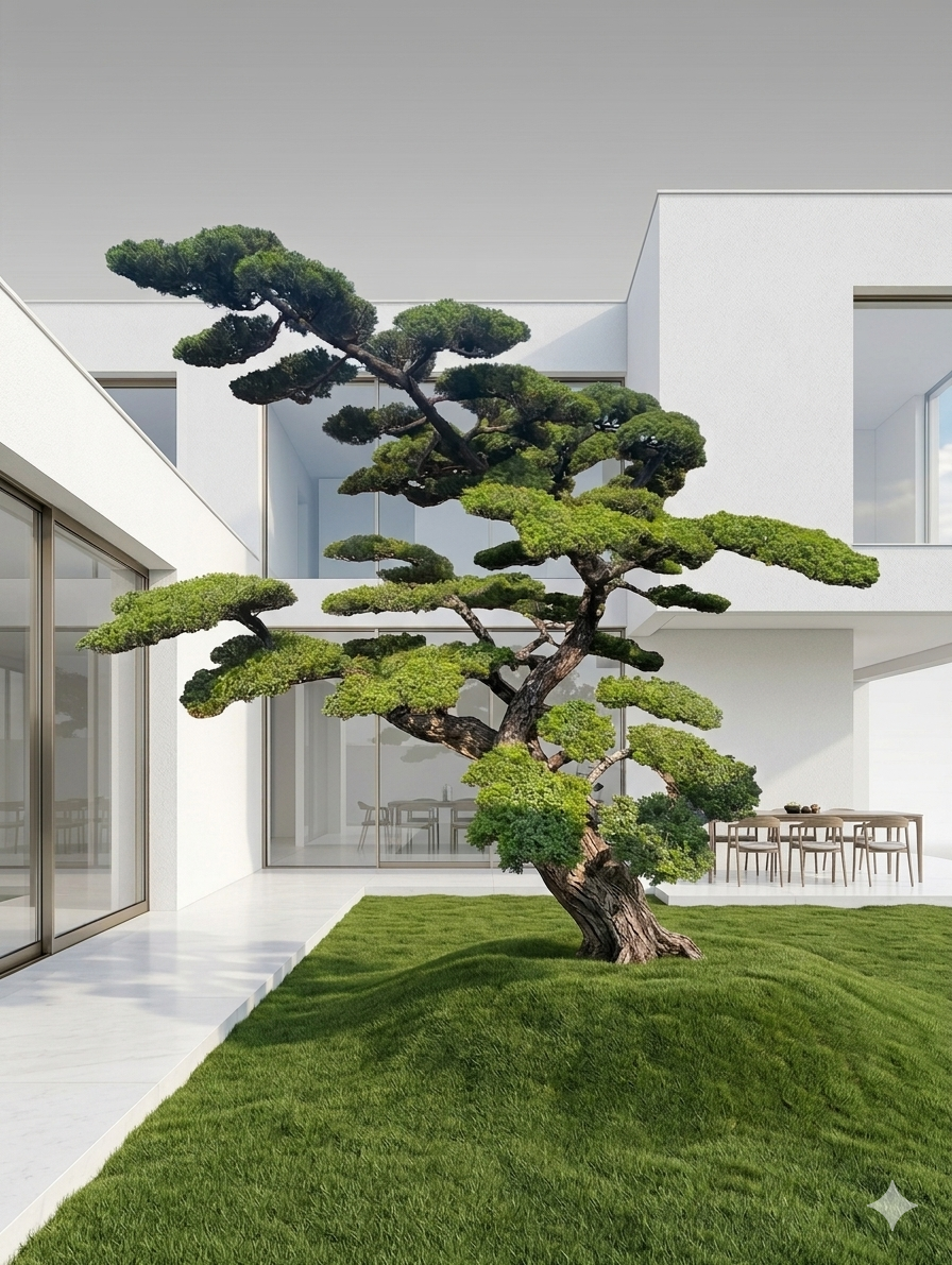 真柏庭園樹（樹齡40年、飄330公分）