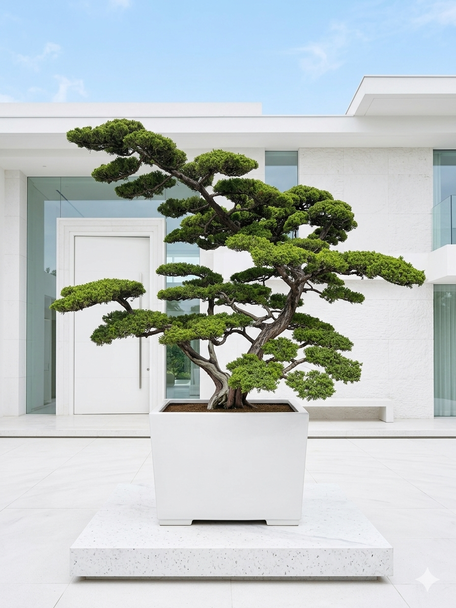 真柏庭園樹（樹齡40年、樹高240公分）