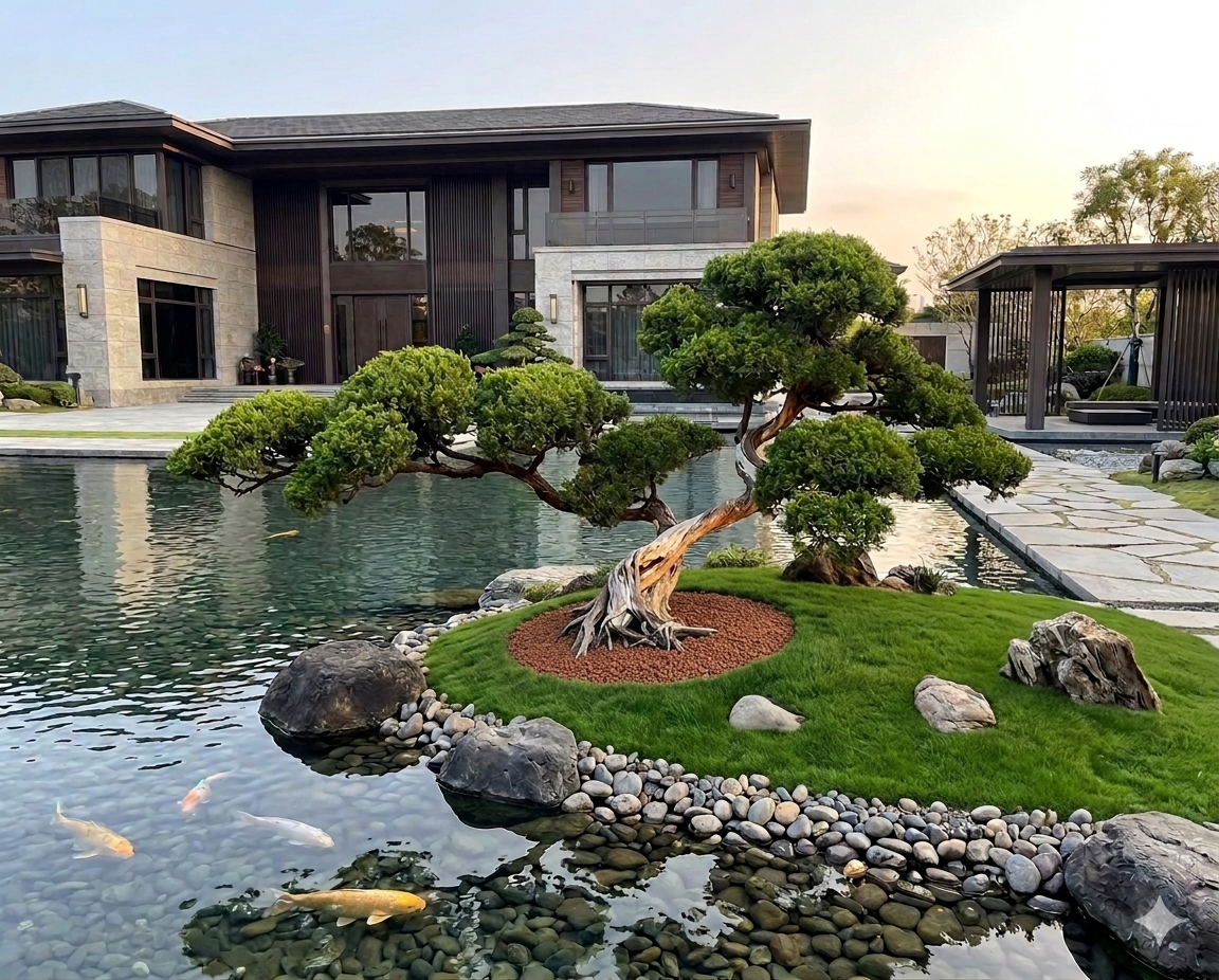 真柏庭園樹（樹齡40,寬幅390公分）
