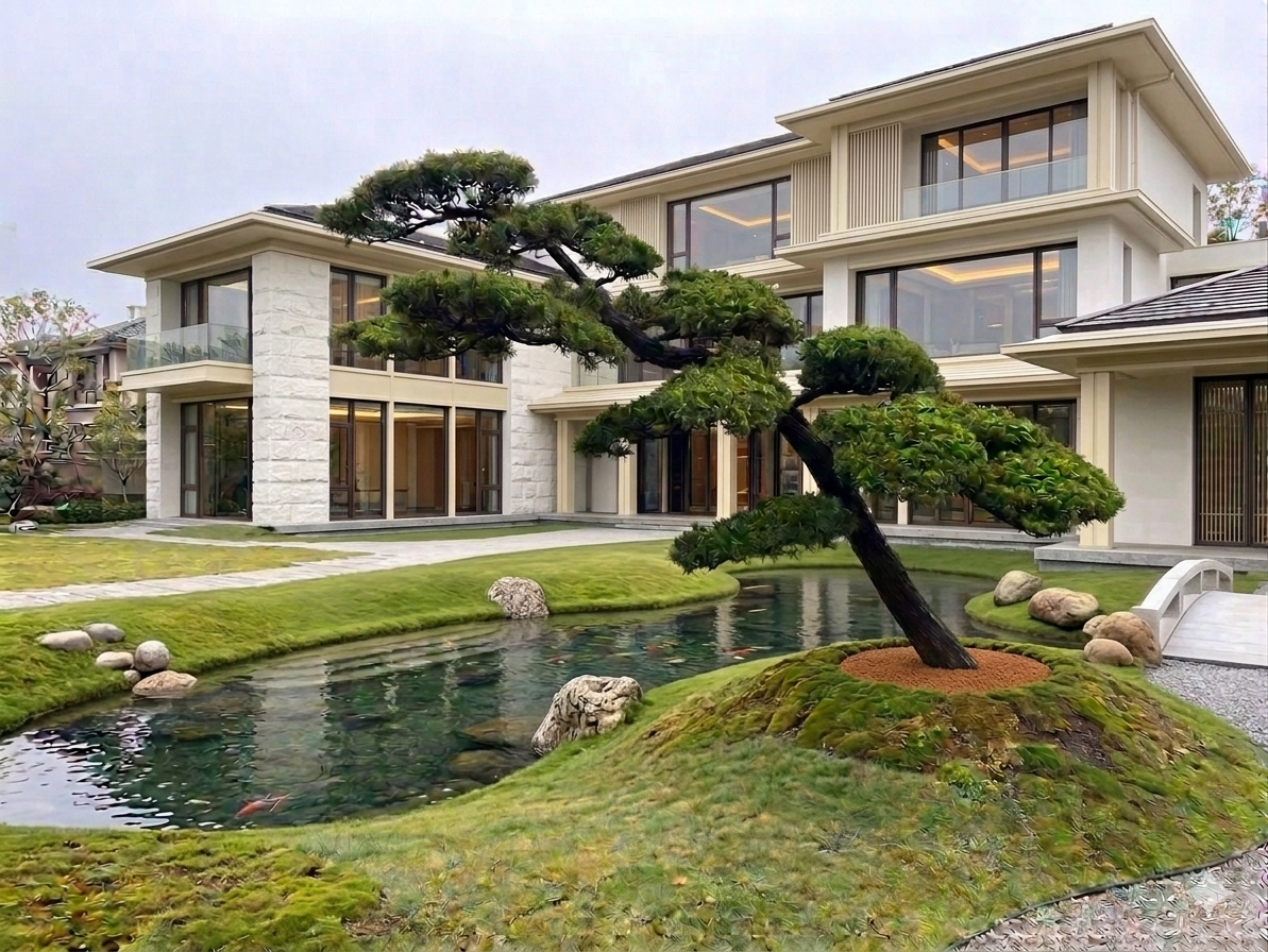 真柏庭園樹（樹齡35年、高210公分）