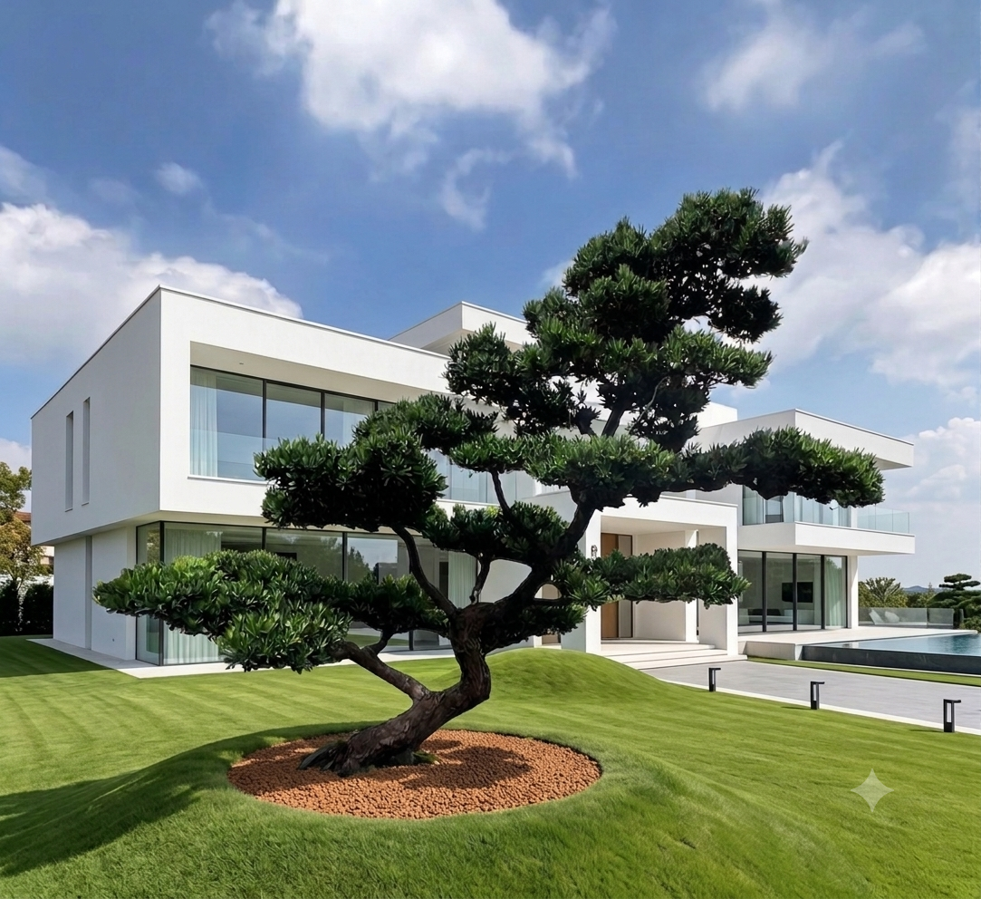 羅漢松庭園樹（飄幅335公分、頭徑30公分）
