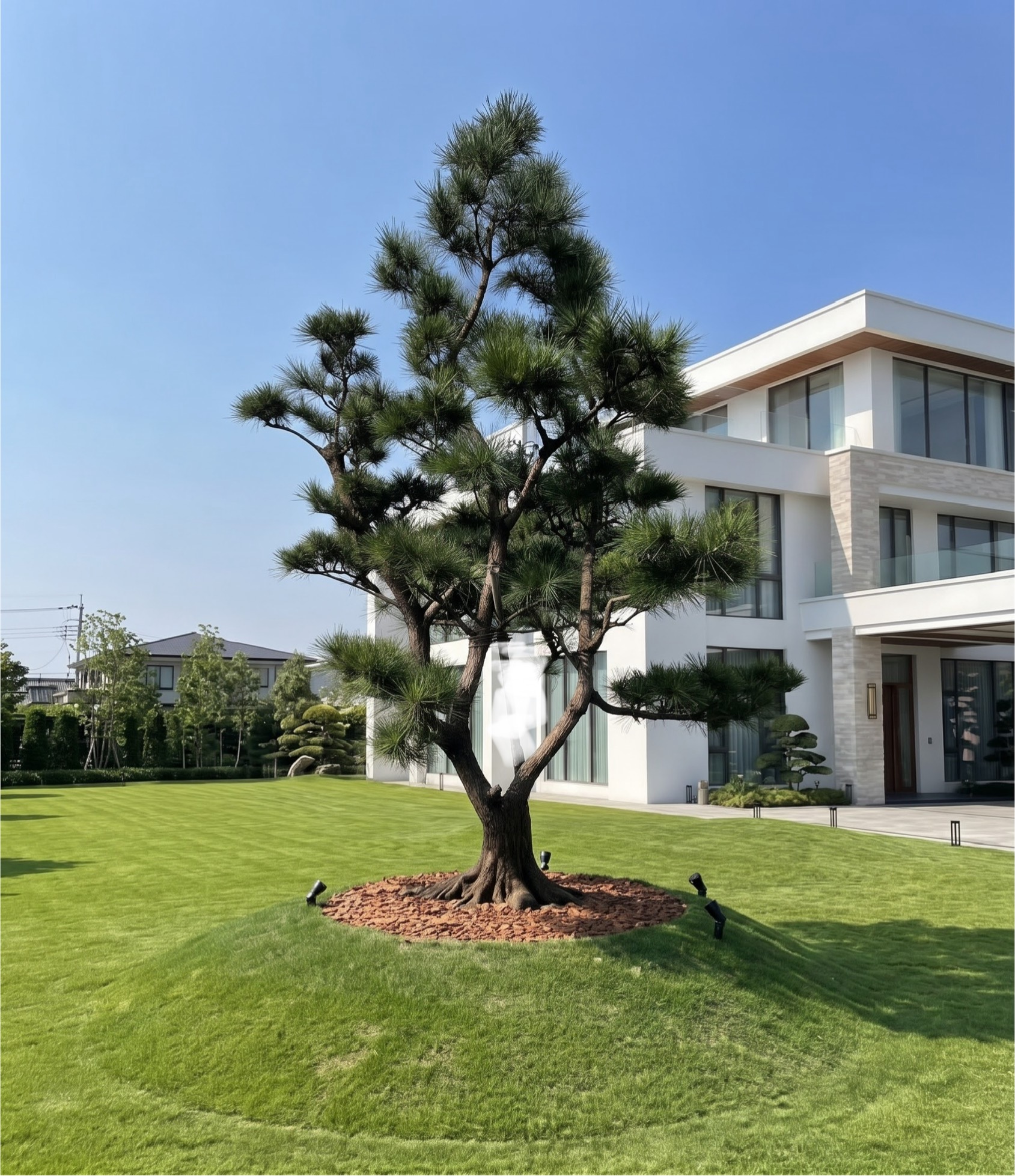 黑松庭園巨木（樹高400公分,頭徑30公分）